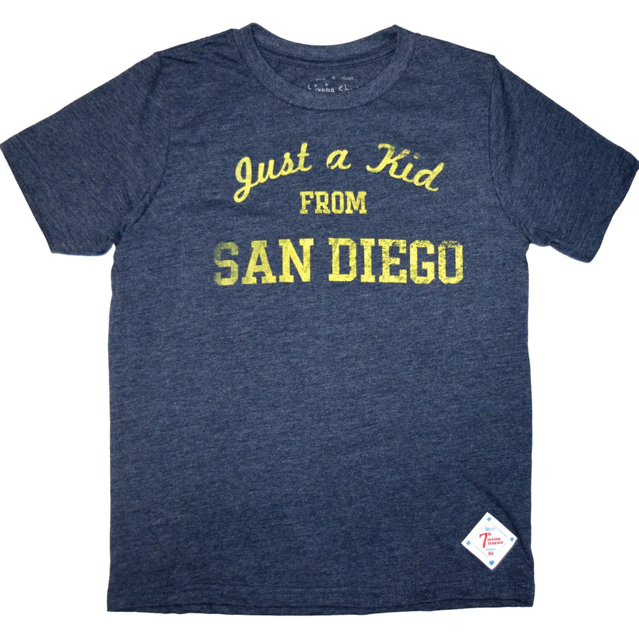 "Just a kid from San Diego" kids tee