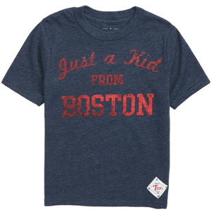 "Just a kid from Boston" kids tee